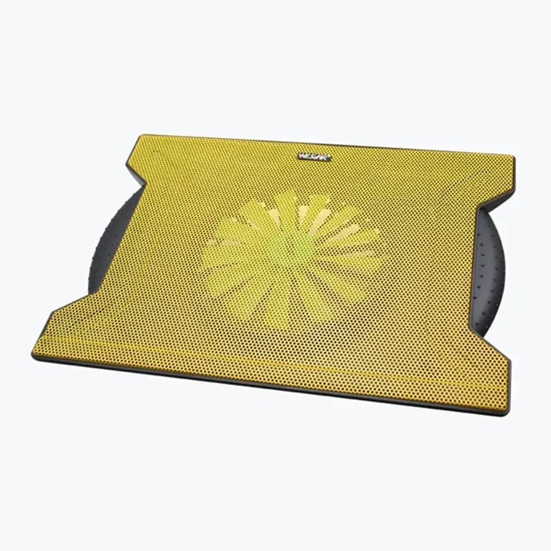 WESDAR - Wesdar - Base Cooler para Notebook 10-15in USB HUBx4 - Negro Amarillo