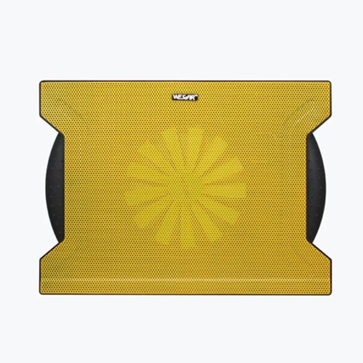WESDAR - Wesdar - Base Cooler para Notebook 10-15in USB HUBx4 - Negro Amarillo