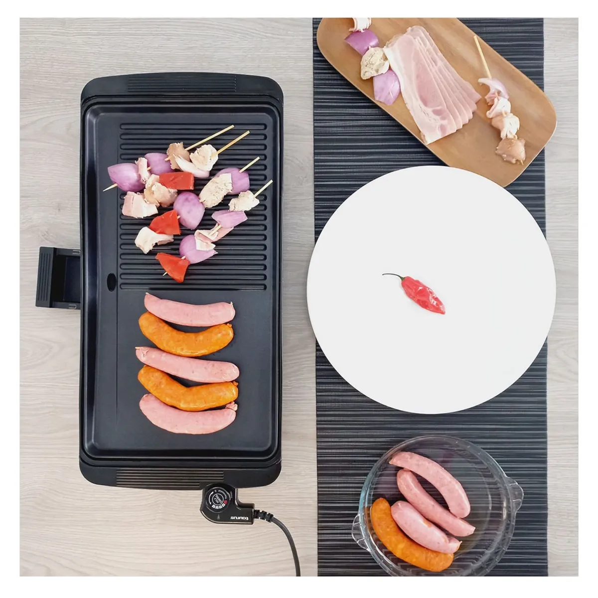 TAURUS - Parrilla Eléctrica 2 en 1 Maxims de Taurus