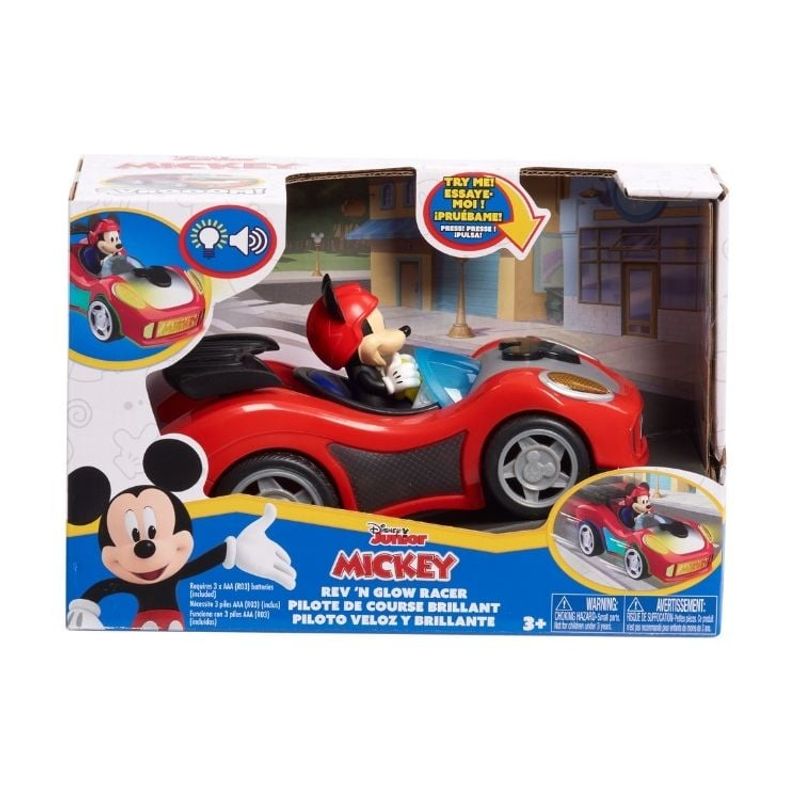 DISNEY - MICKEY MOUSE REV N GLOW VEHICLES - MICKEYS LUCES Y SONIDOS