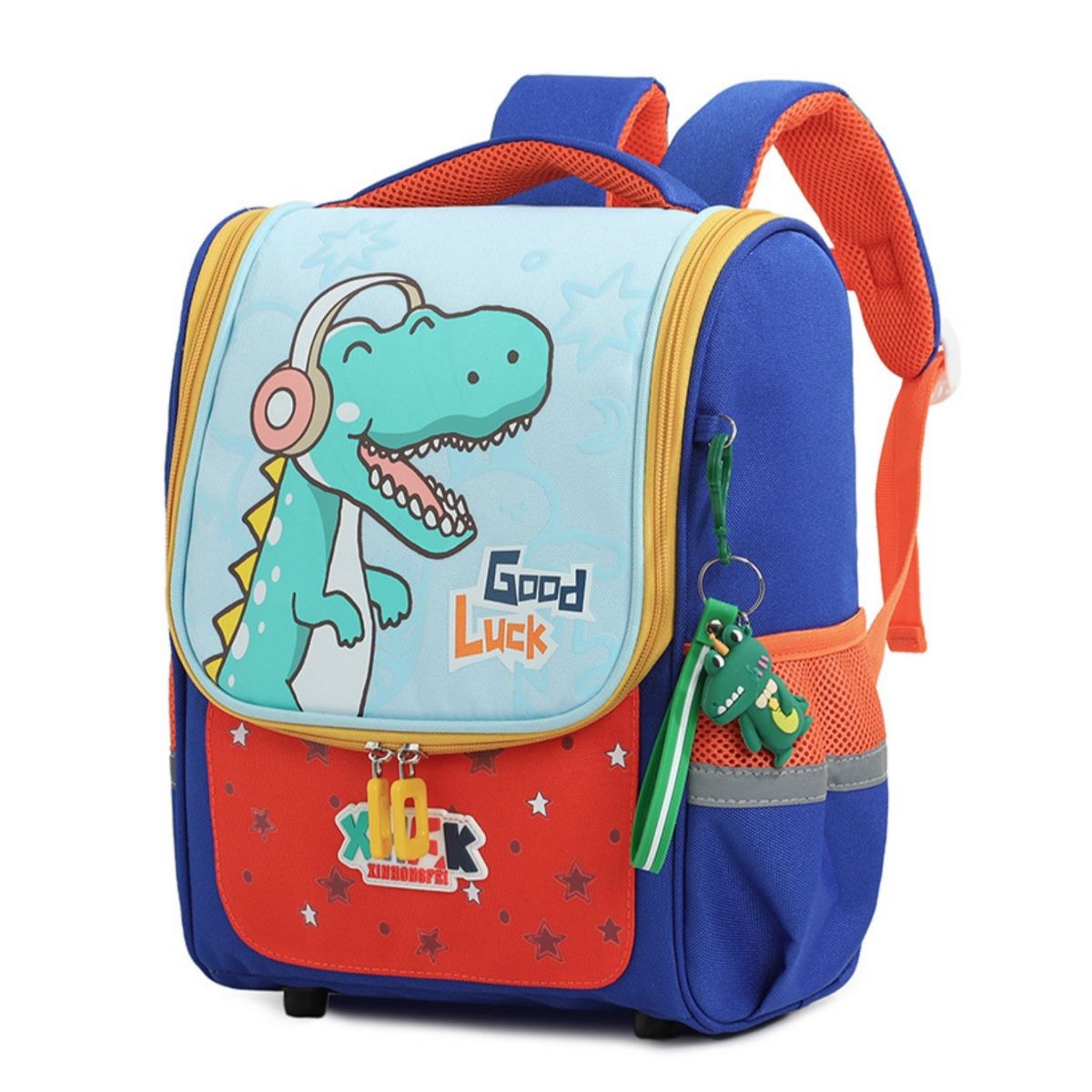 GENERICO - Mochila escolar Kawai juvenil con llavero para niños