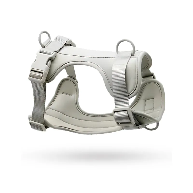 S&T - Pechera Para Perros Nailon Ajustable Gris - Talla M