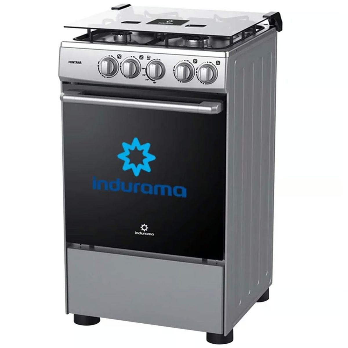 INDURAMA - COCINA INDURAMA FONTANA 4 HORNILLAS GRIS