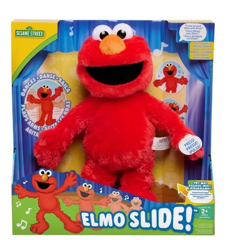 SESAME STREET - SESAME STREET ELMO PELUCHE BAILA Y CANTA SLIDE