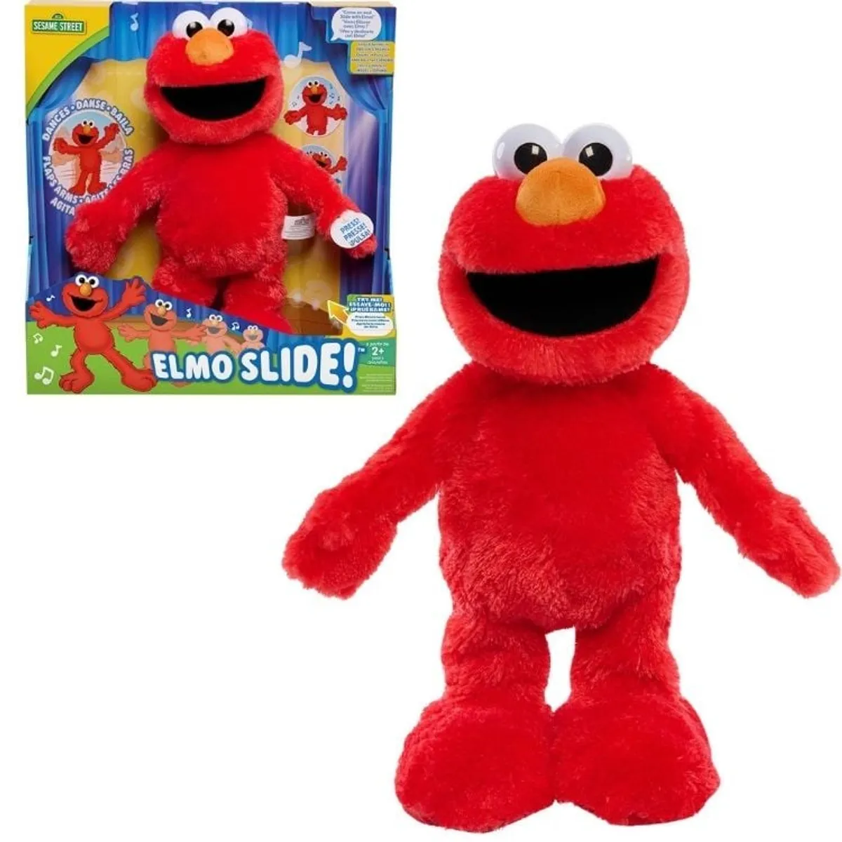 SESAME STREET - SESAME STREET ELMO PELUCHE BAILA Y CANTA SLIDE