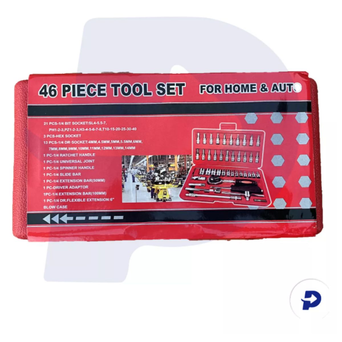 GENERICO - SET DE DADOS 46 PIEZAS