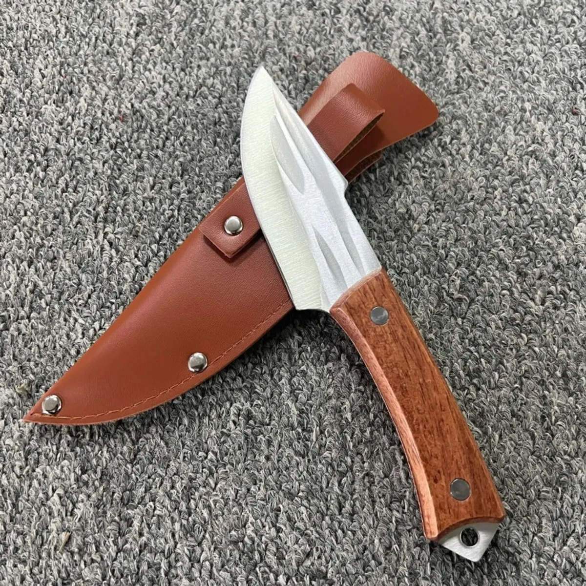 AURELA - Tetsuya™ - Cuchillo Japonés de Precisión de Mango de Madera con Funda