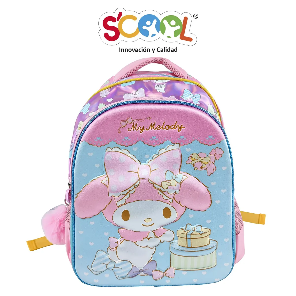 SCOOL - SET MOCHILA TOD SCOOL MAGIC A4 EVA 3D MY MELODY