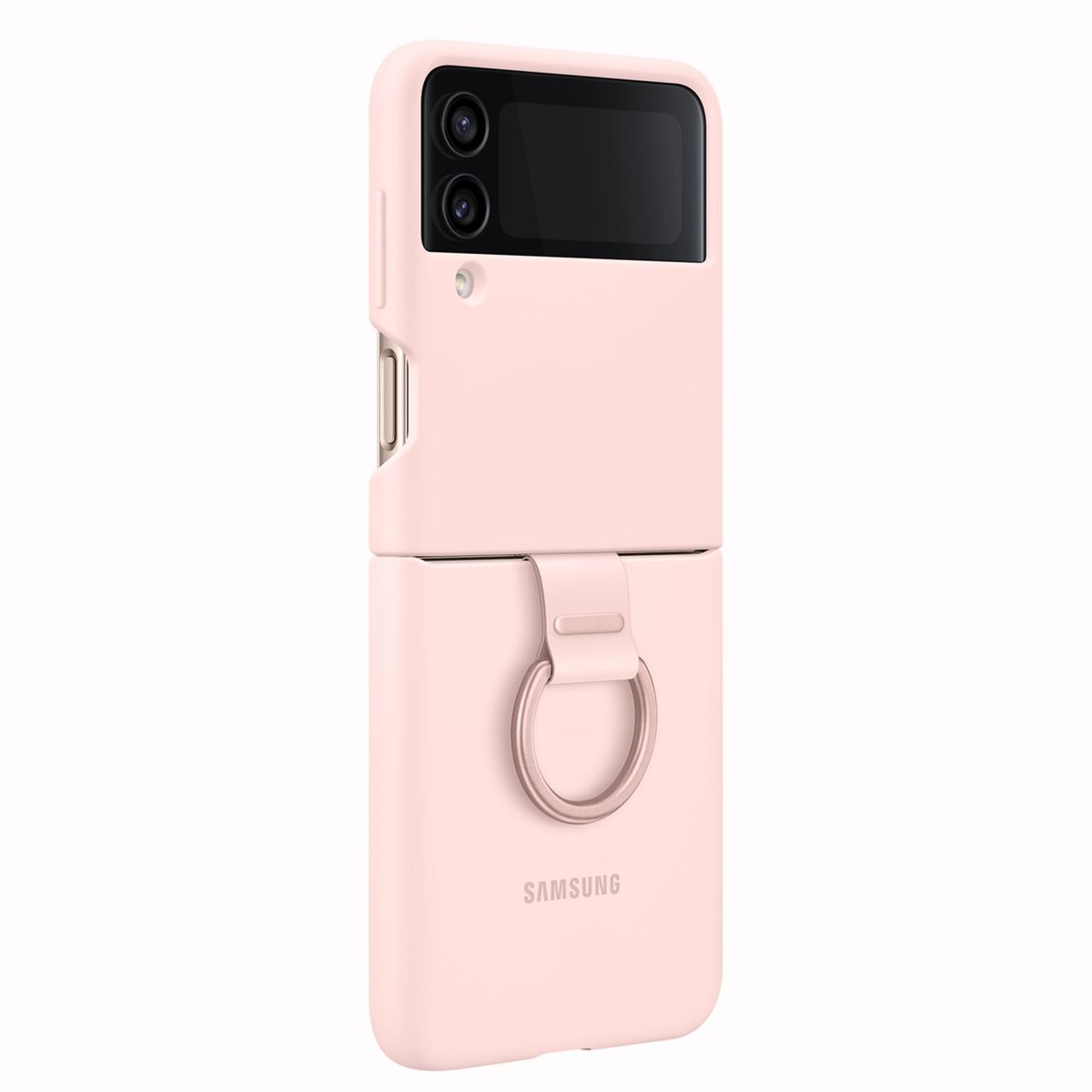 SAMSUNG - Case de Silicona con Anillo Samsung Galaxy Z Flip 4 - Rosa