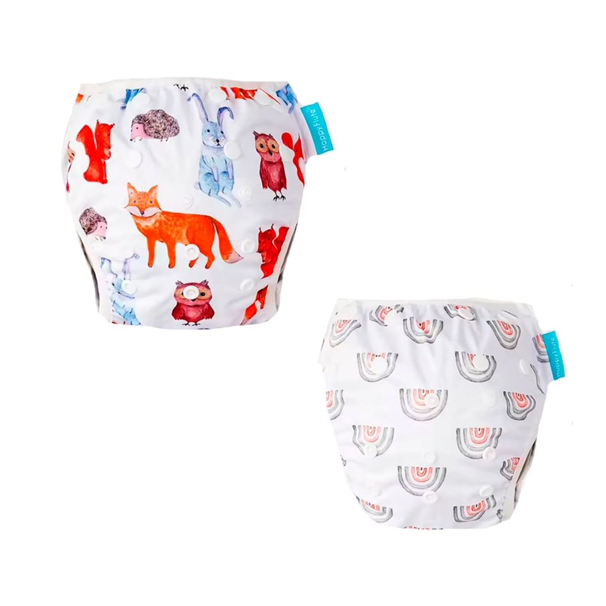 GENERICO - Pañal de Natación Piscina Happy Flute Unitalla Pack x 2 Unid