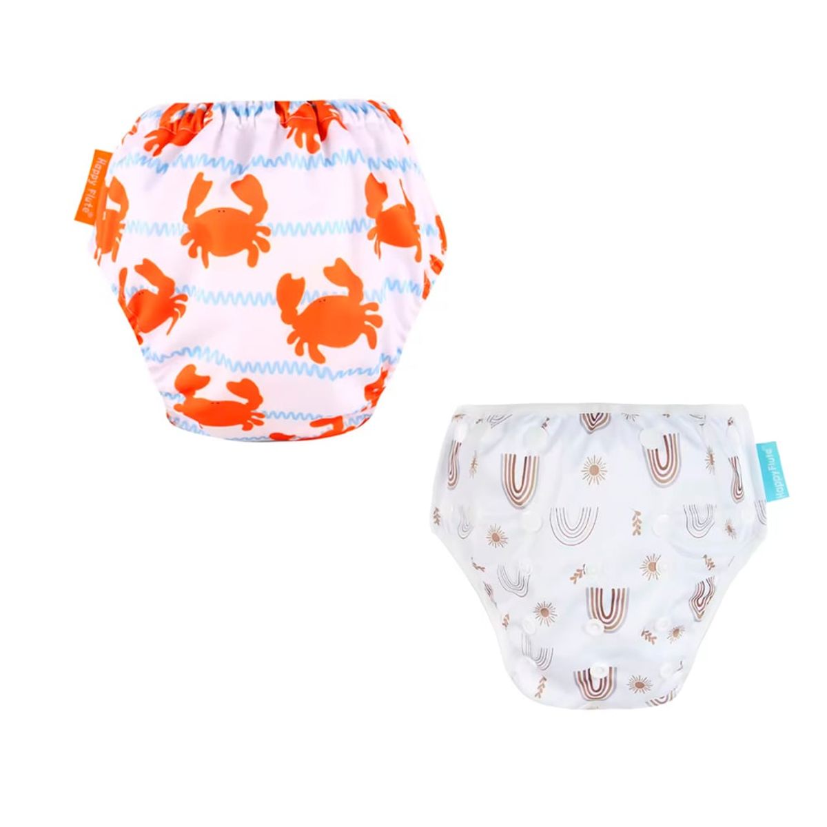 GENERICO - Pañal de Natación Piscina Happy Flute Unitalla Pack x 2 Unid