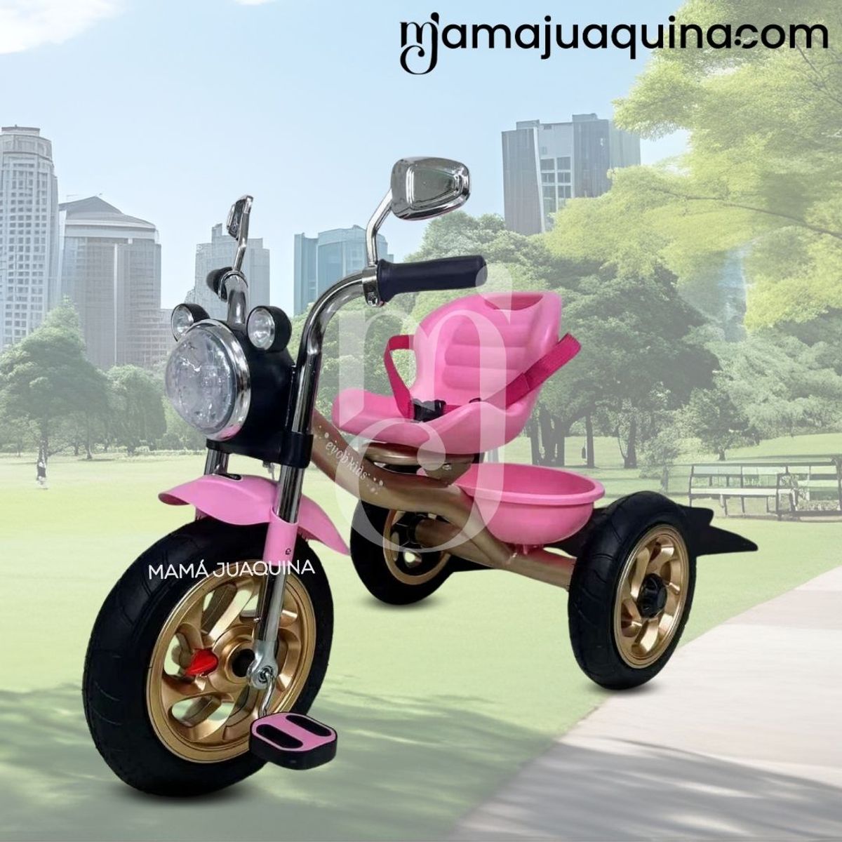 BEAUTIFUL - Triciclo Chavito Musical «ROLLER DICE» Pink