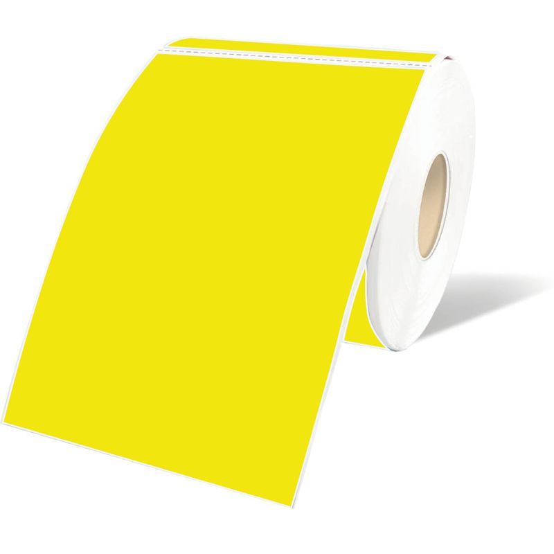 OEM - Rollo 350 Etiqueta Termica Adhesiva Mate 10x15cm Amarillo