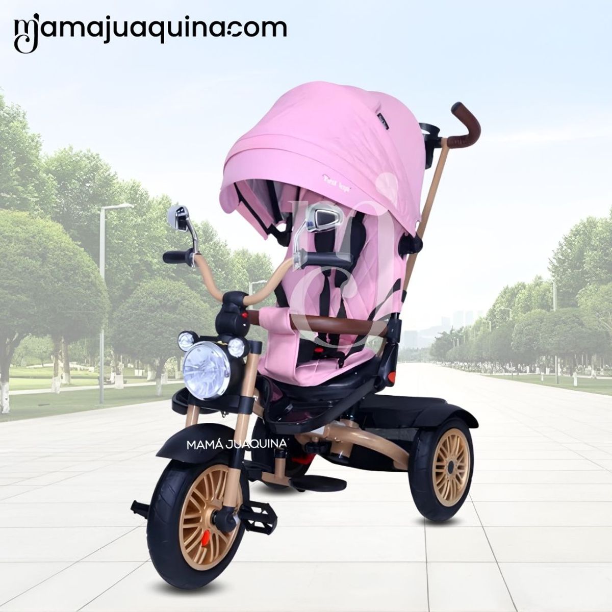 CONFORT - Triciclo Guiador Giratorio «TOYS WALK» Edición Limitada Pink