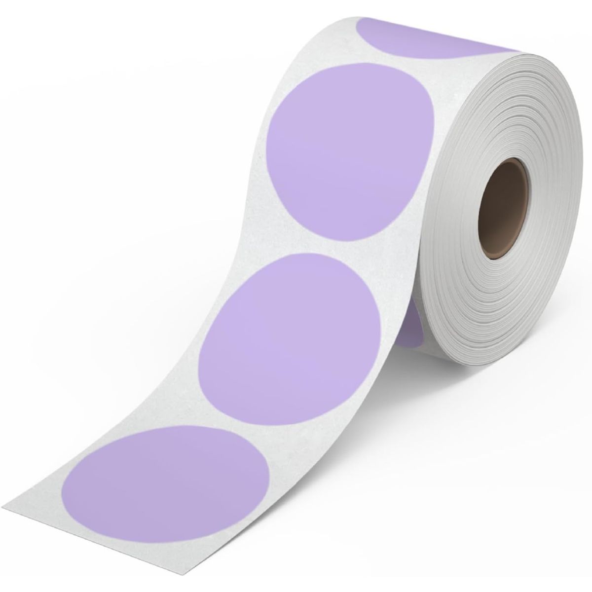 OEM - Rollo 1000 Etiqueta Termica Adhesiva Mate D5cm Lila