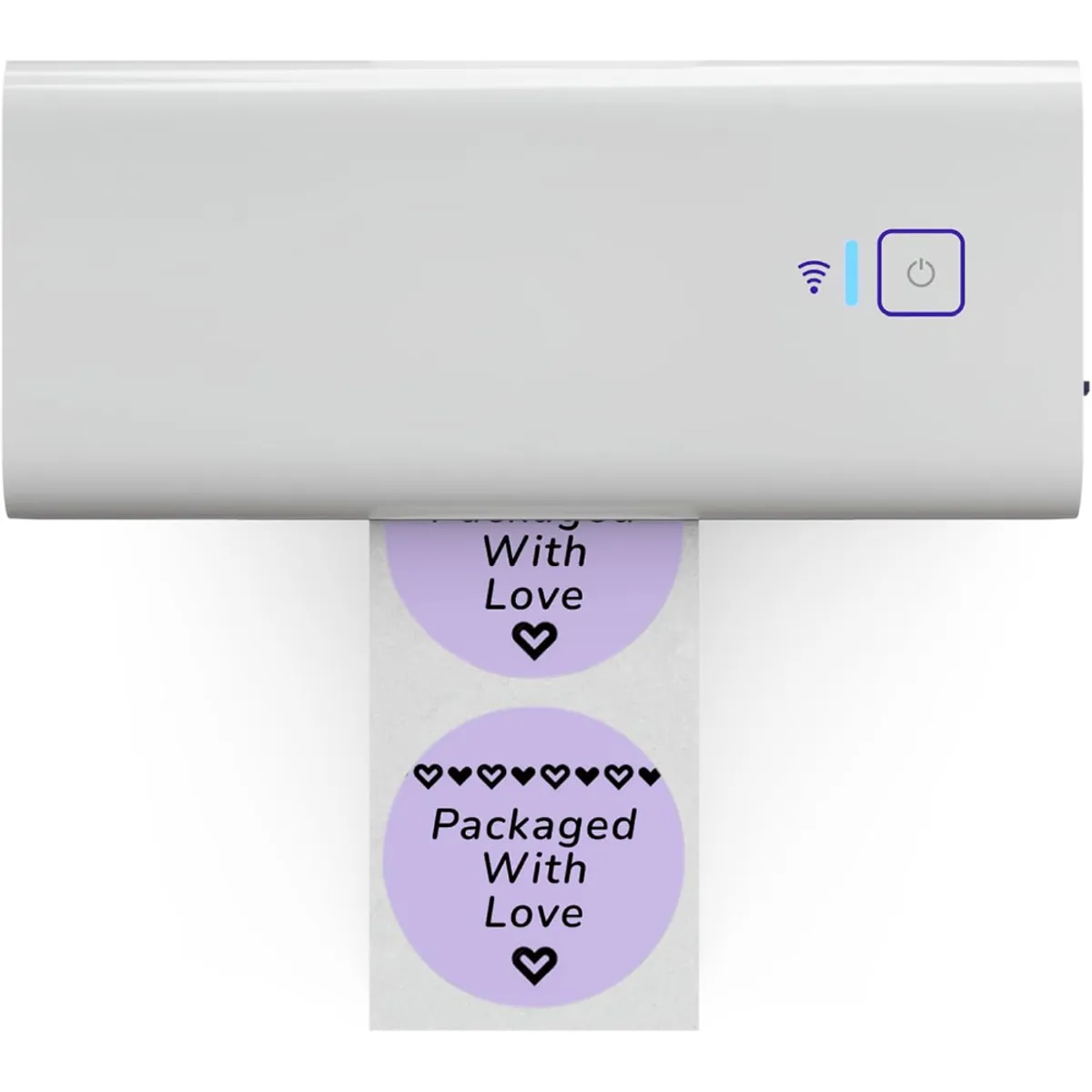 OEM - Rollo 1000 Etiqueta Termica Adhesiva Mate D5cm Lila