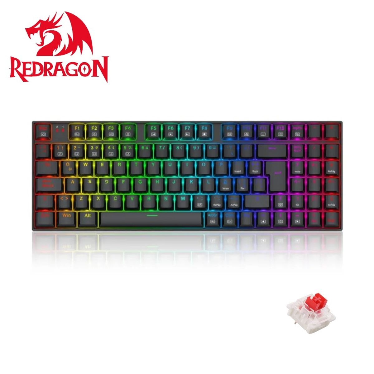 REDRAGON - Teclado Redragon ZIGGS K669-RGB-SP Spanish