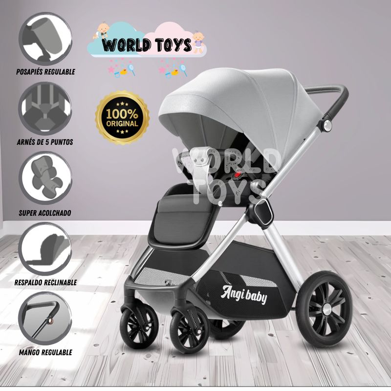EBABY - Coche de Paseo «MILLENIAM» Edición Limitada Gray
