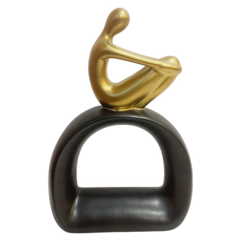 GENERICO - Escultura Abstracta De Cerámica C