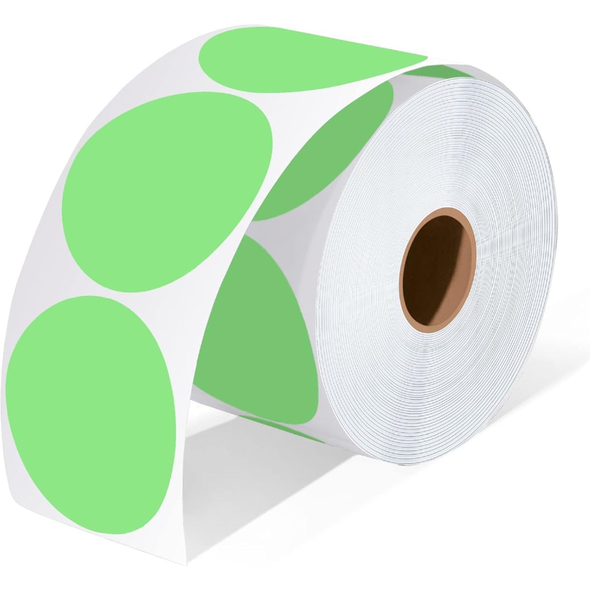 OEM - Rollo 1000 Etiqueta Termica Adhesiva Mate D5cm Verde