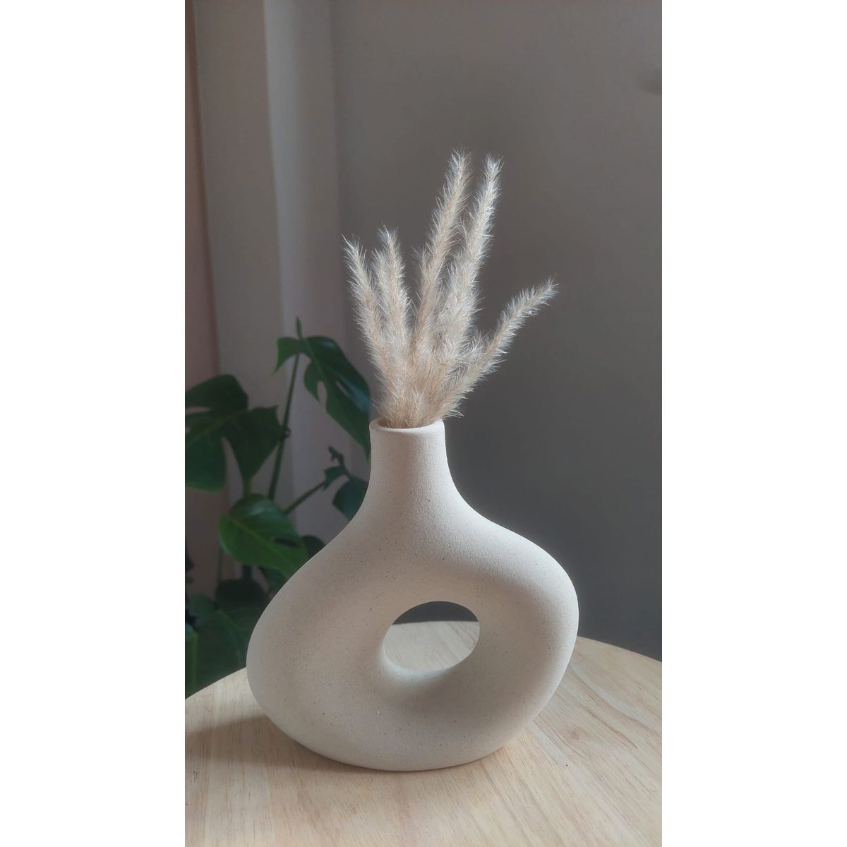 GENERICO - Jarrón Minimalista 16x5x16 cm