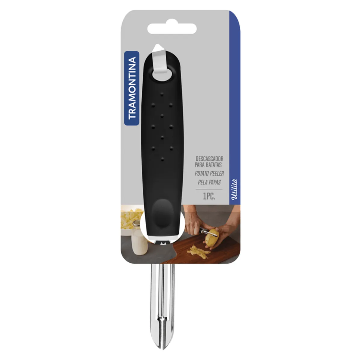 TRAMONTINA - Pelador De Papa MNegro