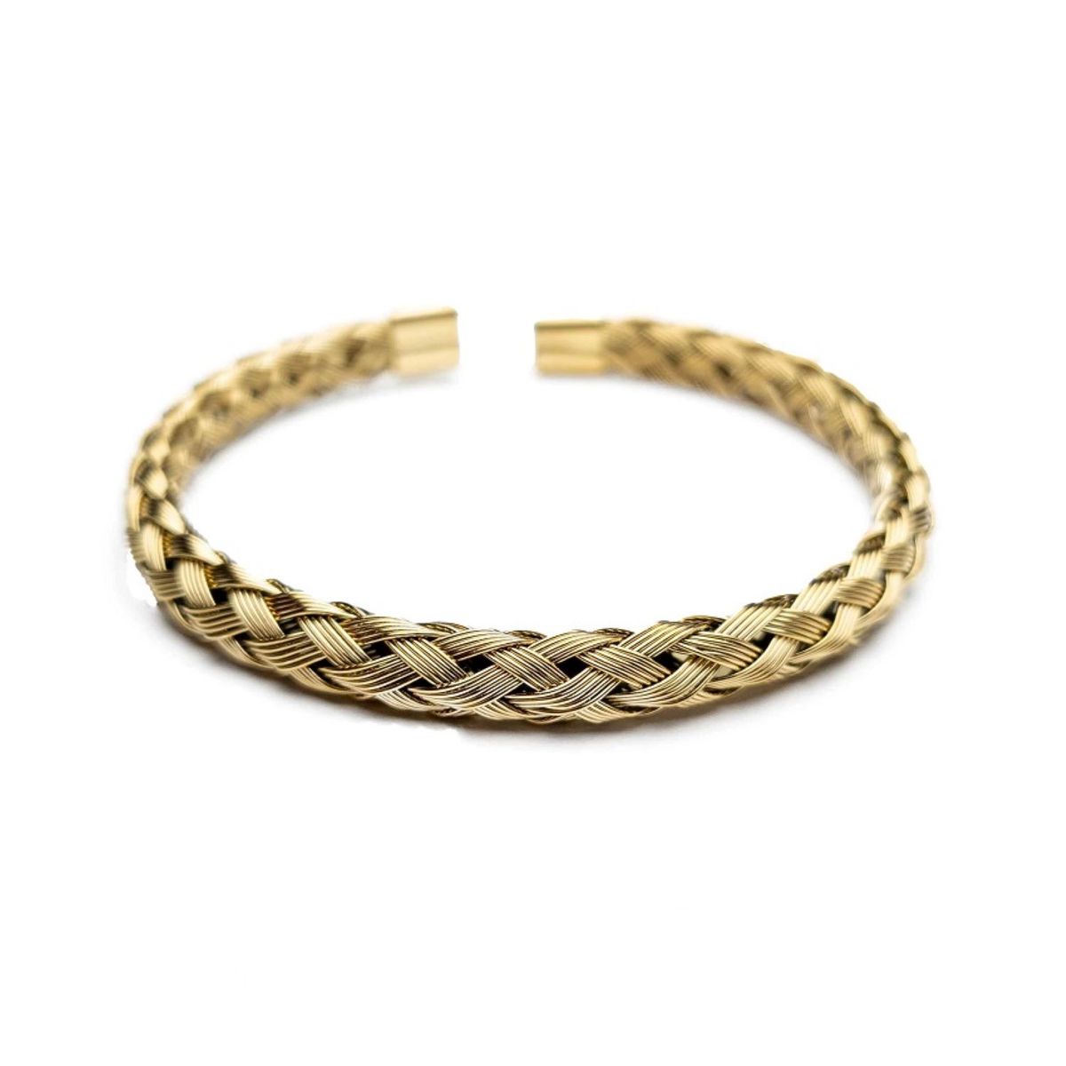 GENERICO - BRAZALETE PULSERA TRENZADO GRIEGO ACERO INOXIDABLE 316L ELEGANTE