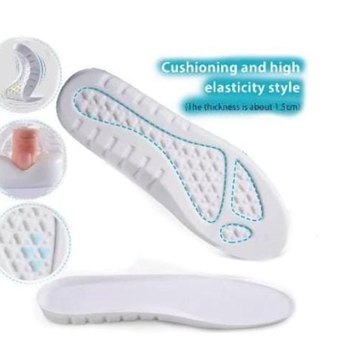 GENERICO - Plantillas deportivas suaves y de alta elasticidad 