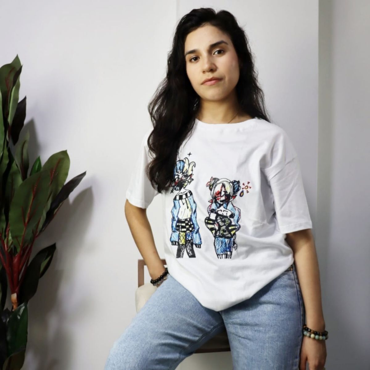 PURPLE LINE - Polo  estampado Mujer