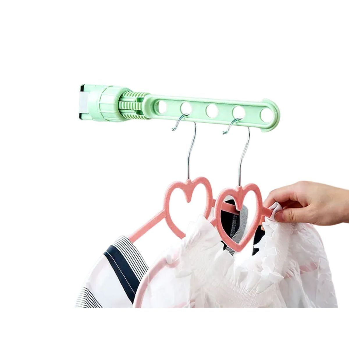 GENERICO - Tendal para Departamentos Verde Jgo 6 Pz