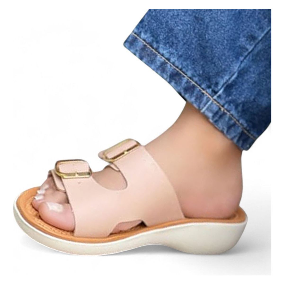 GENERICO - Sandalia Mujer Taco 2 Cm 5Coco-40 Color Rosa