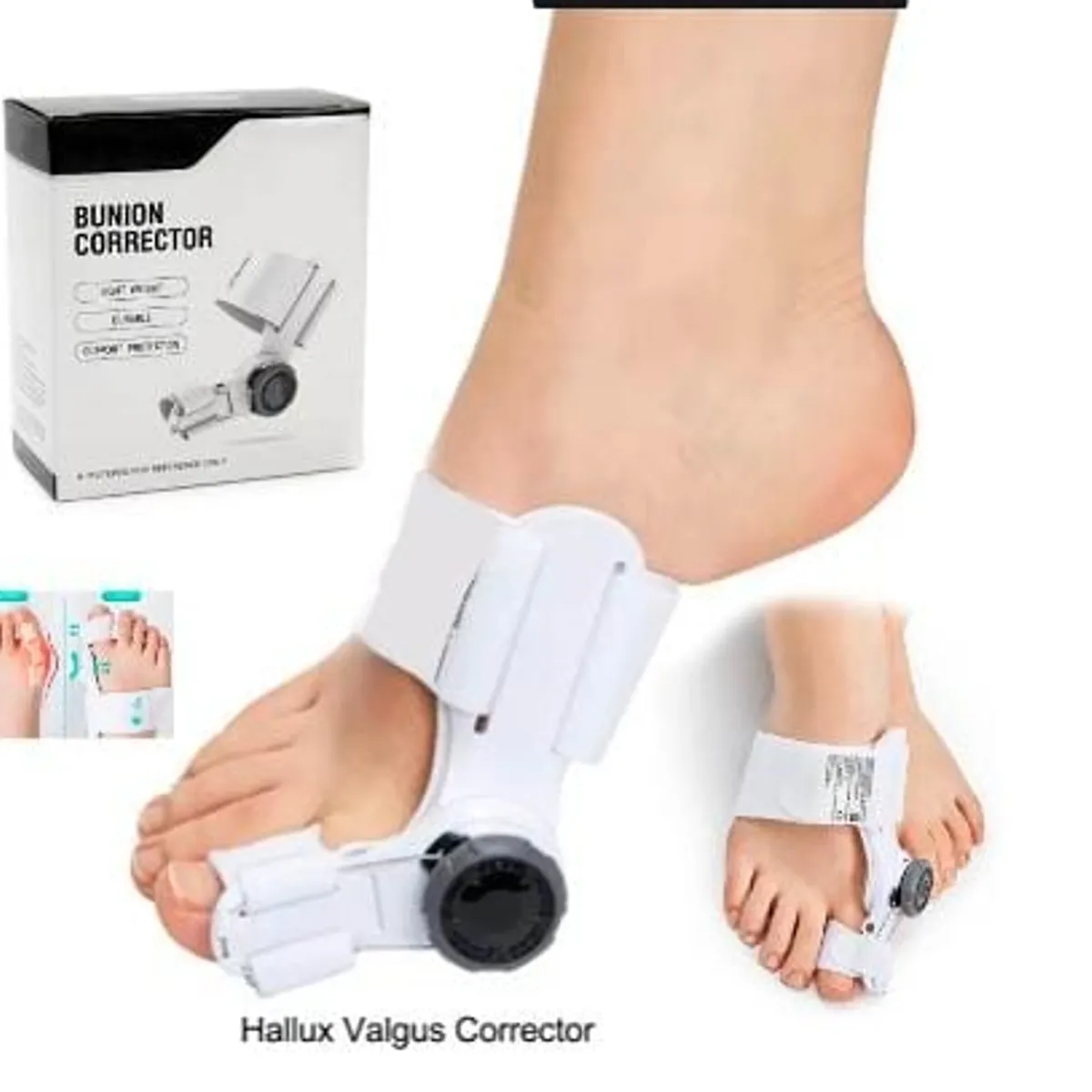 GENERICO - Ortopédica Antideslizante Ajustable para Juanetes