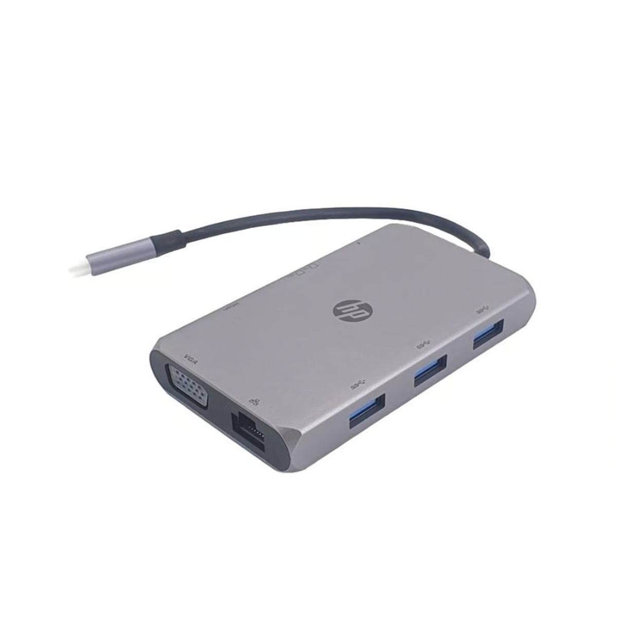 HP - Adaptador Multipuerto HP USB-C 9 en 1 HDMI Lan VGA Carga Rapida TC236