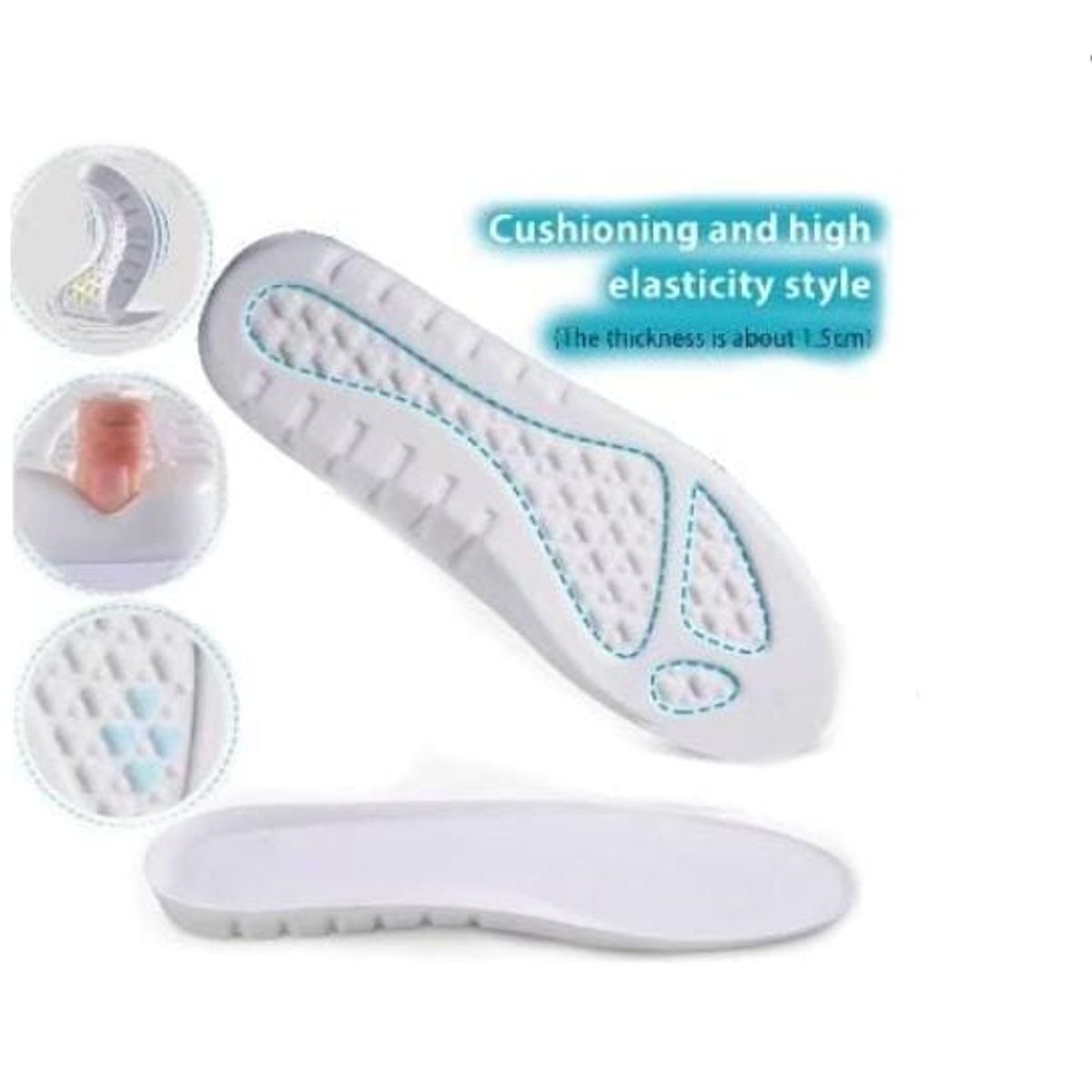 GENERICO - Plantillas deportivas suaves y de alta elasticidad 