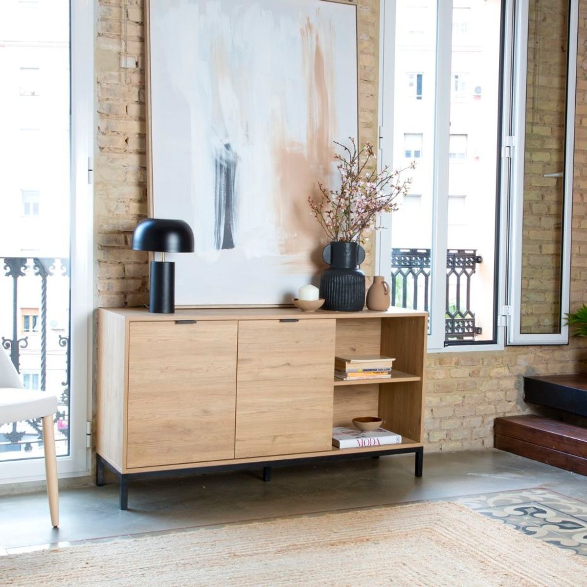 NACION MUEBLES - APARADOR RICCSIA COLOR DUNA NM