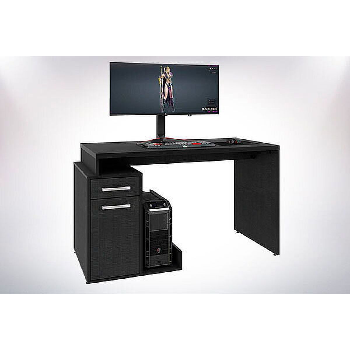 NACION MUEBLES - ESCRITORIO RAVEN COLOR NEGRO NM