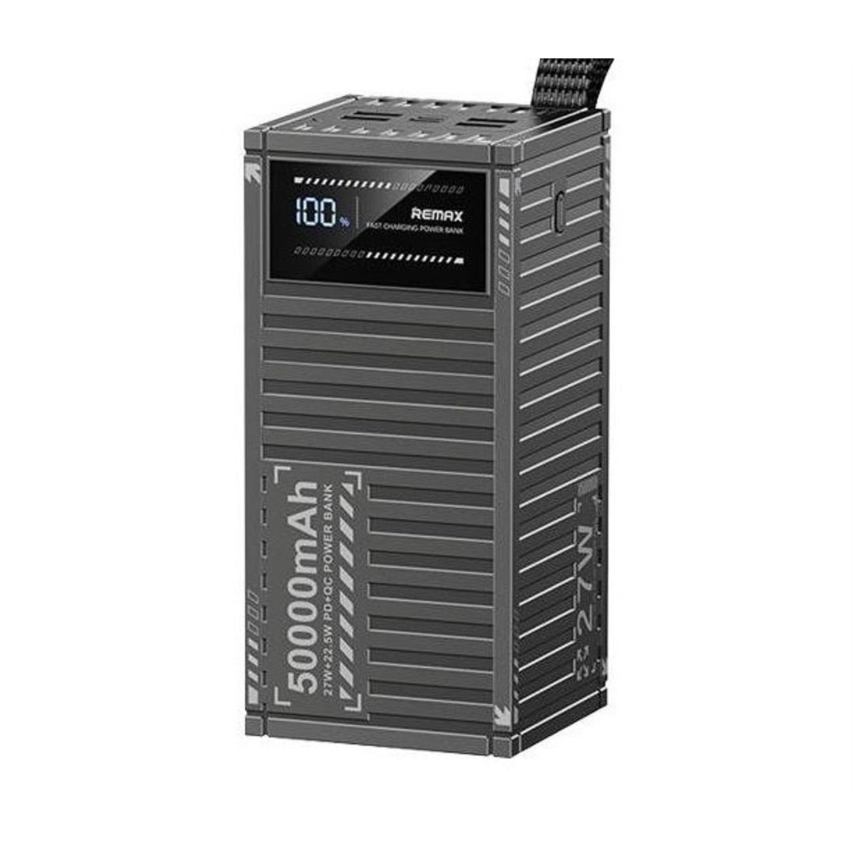 REMAX - Power Bank 50000 Remax Carga Rapida 27w Rpp-161 - Gray