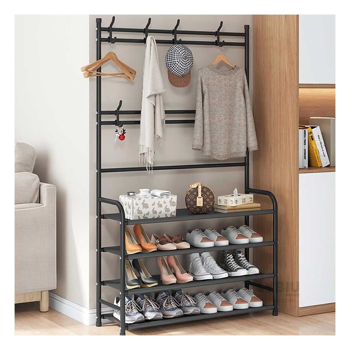 GENERICO - Organizador con Capacidad en Curvo Negro Y+Regalo Agendita