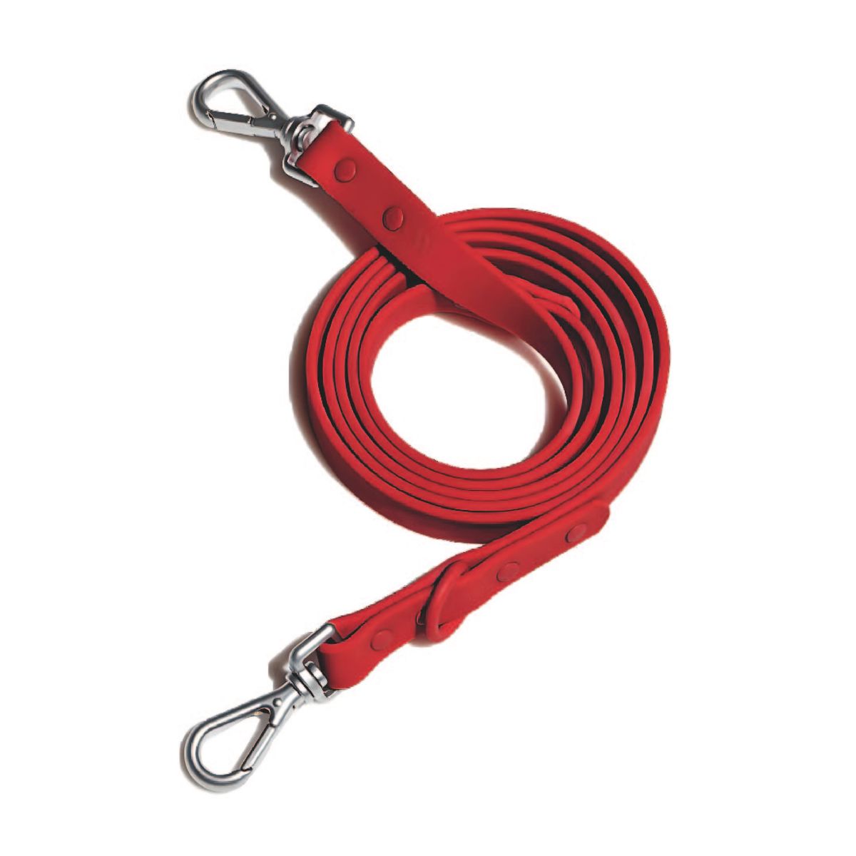 S&T - Correa Para Perros PVC Impermeable Rojo - Talla M