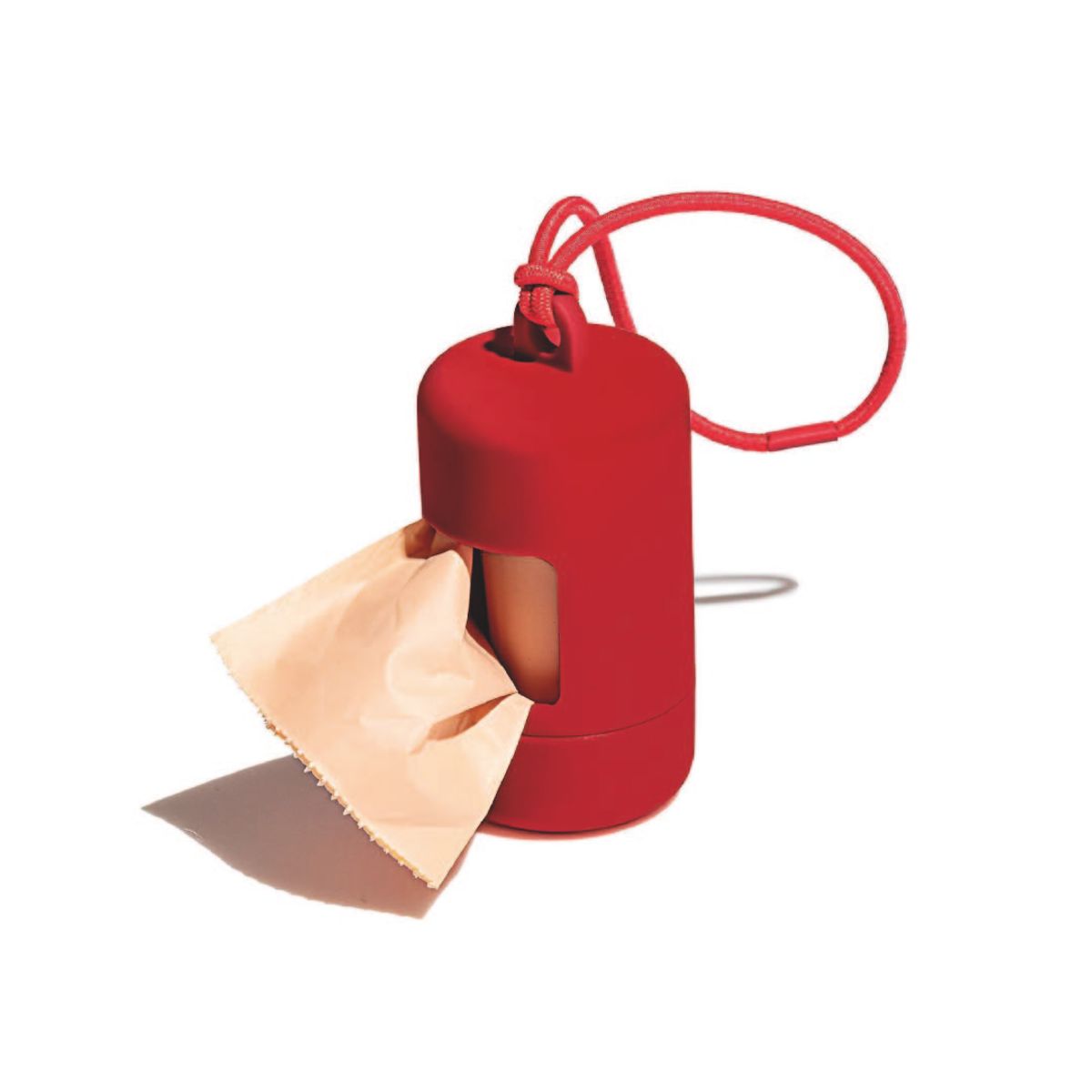 S&T - Dispensador Para Poop Bags De Perro Rojo - Talla M