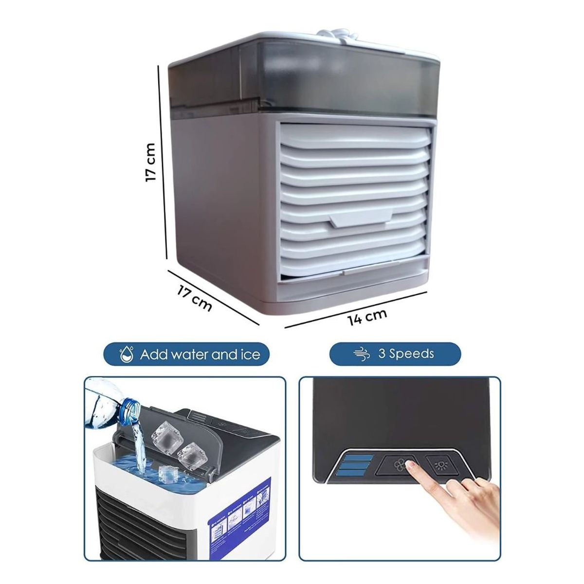 GENERICO - Mini Ultra Aire Acondicionado Portátil Usb