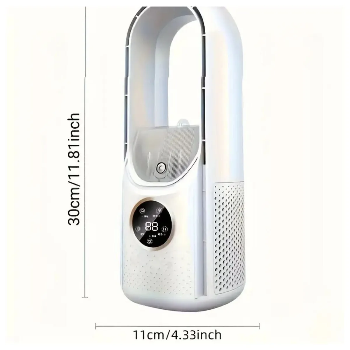 GENERICO - Ventilador 2 En 1 Multiplicador De Aire Y Humificador