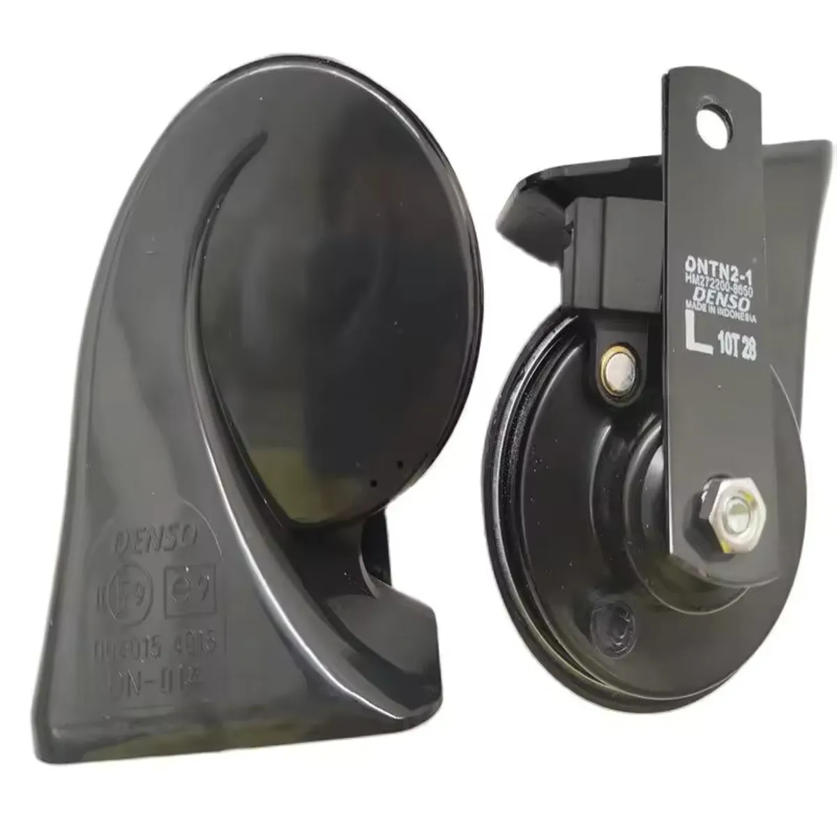 JET - Claxon Caracol Denso Original Negro 12V 2 Pcs