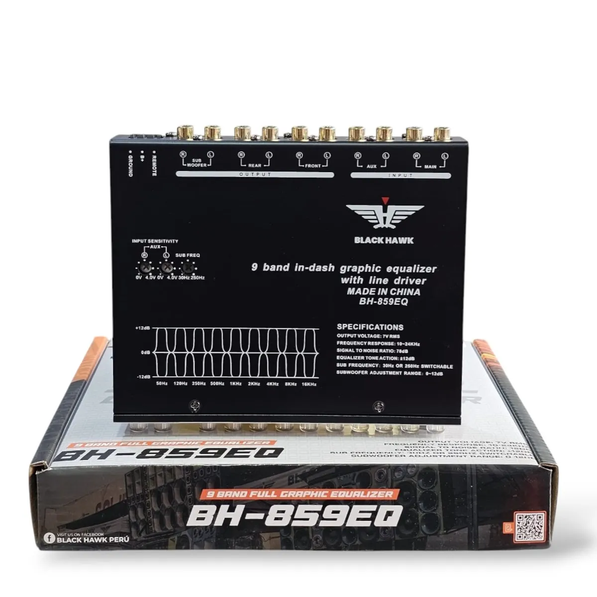 BLACK HAWK - Nuevo Previo Ecualizador Black Hawk 9 Bandas