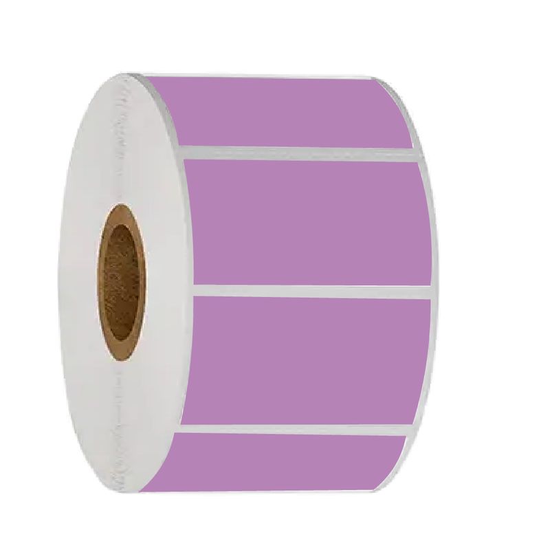 OEM - Rollo 800 Etiqueta Termica Adhesiva Glossy 6x4cm Lila