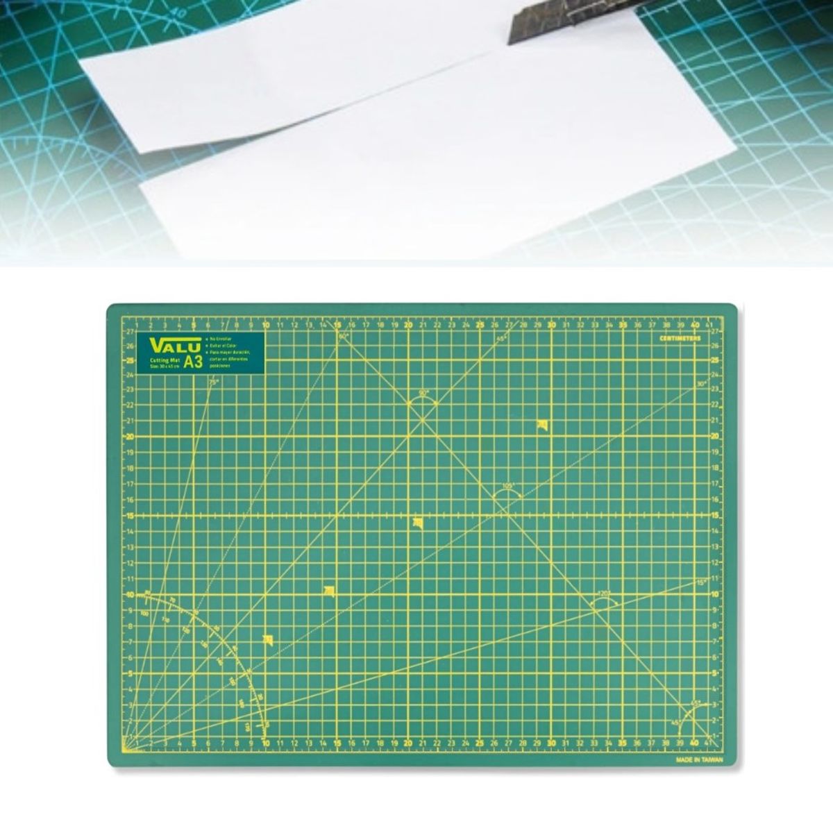 GENERICO - Base De Corte 30x45cm A3 Plancha Tapete Corte A3