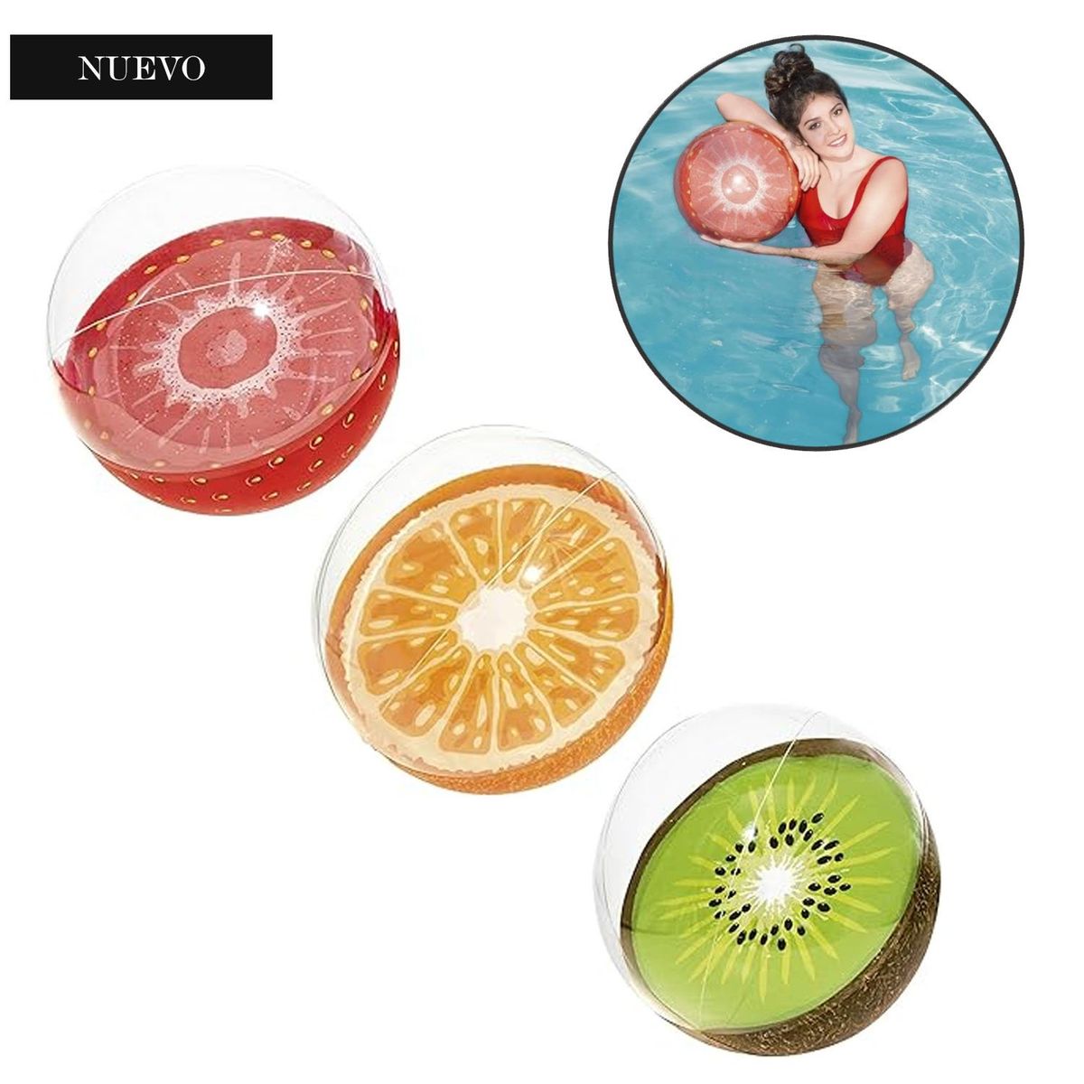 BESTWAY - Pelota de Playa Frutas Aleatorio x1