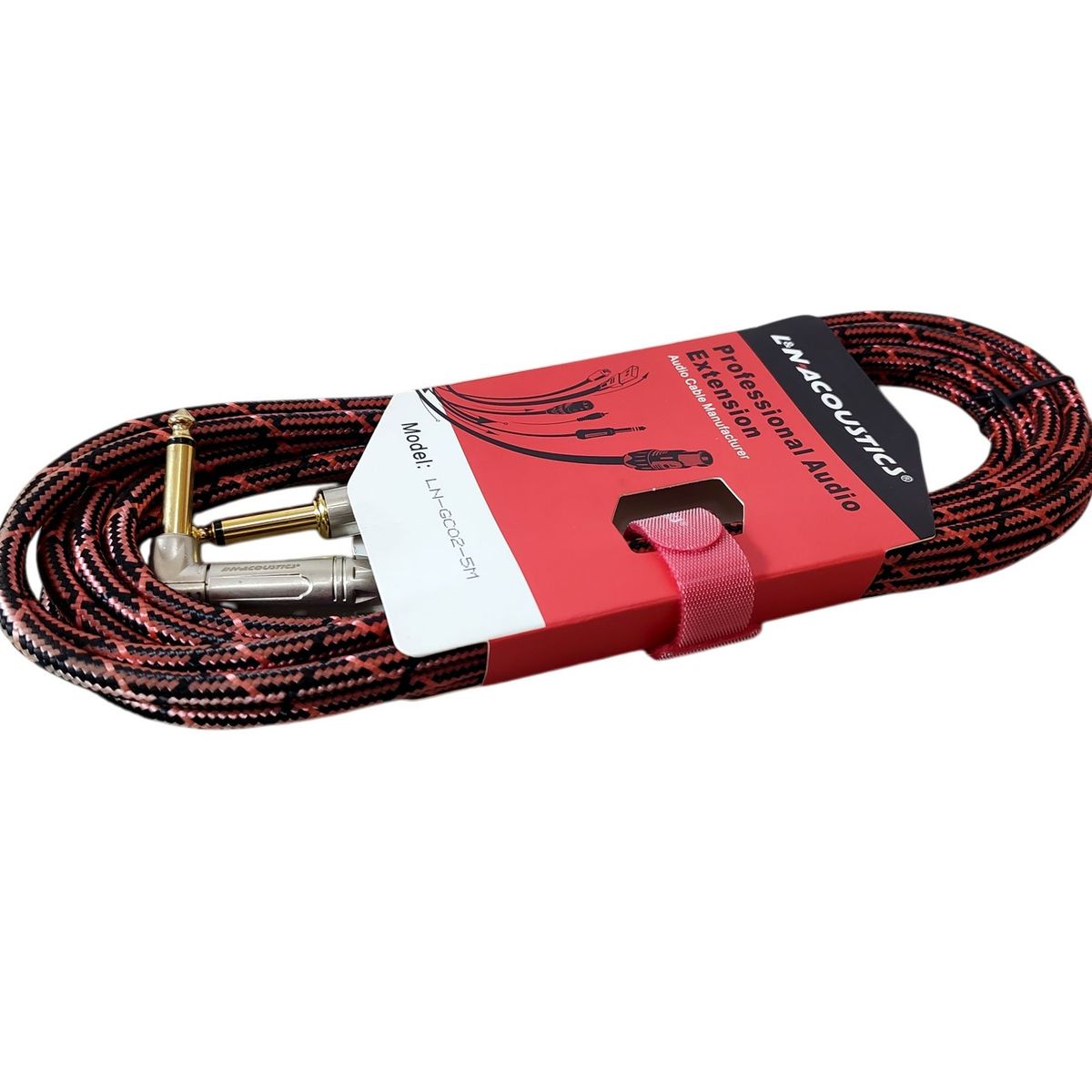 GENERICO - Cable Plug Revestido para Guitarra Eléctrica Importado de 5M