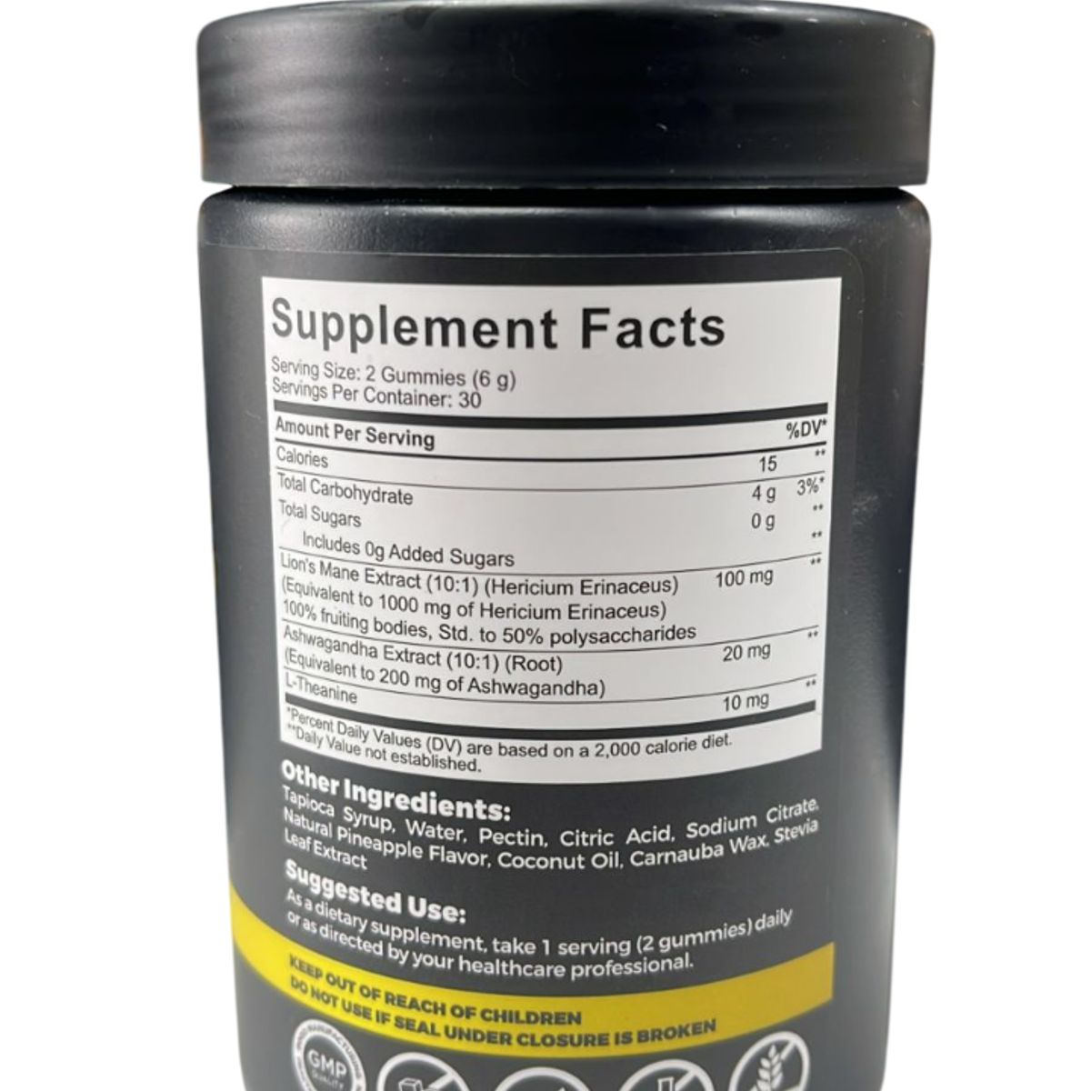 GENERICO - melena de leon y ashwagandha en gomitas