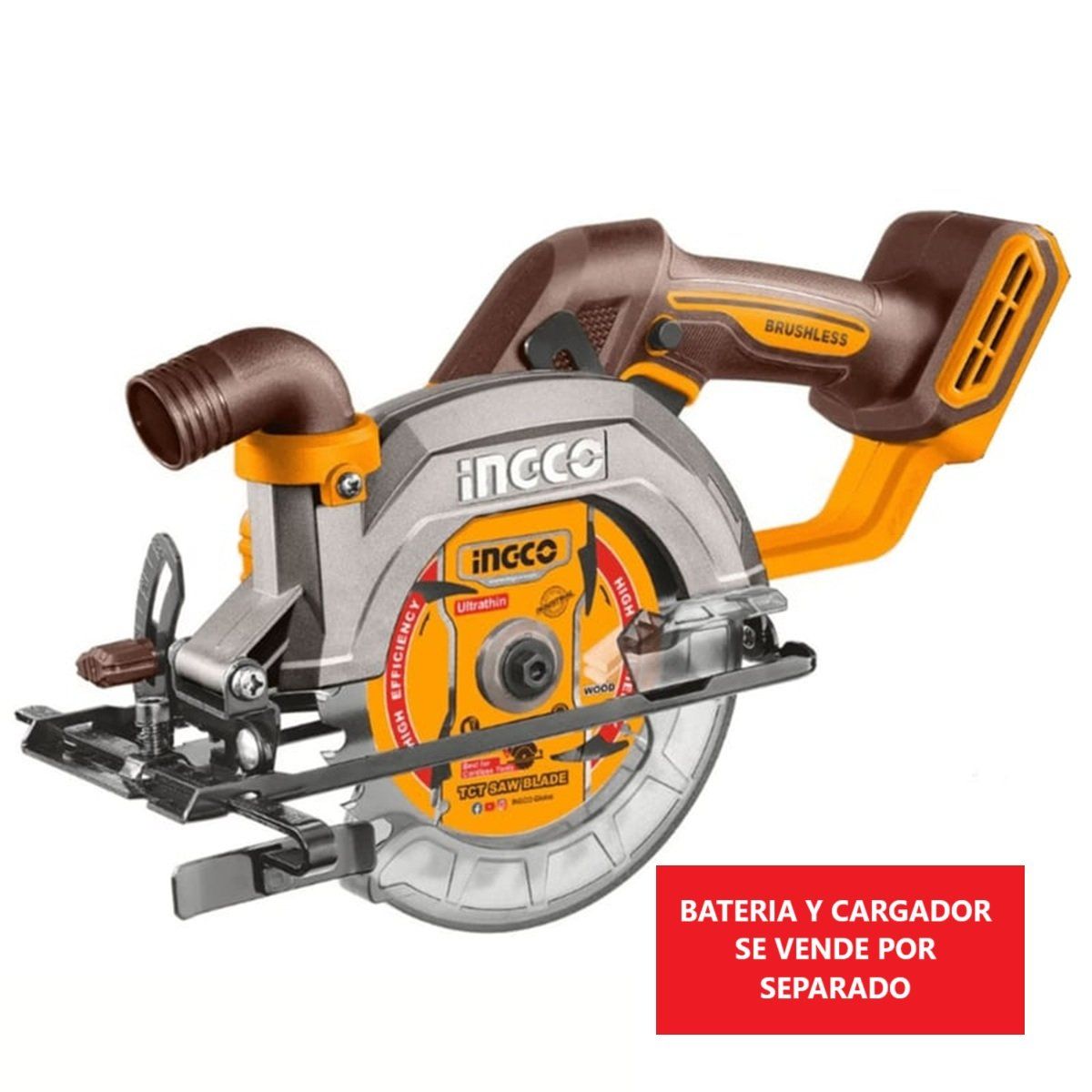 INGCO TOOLS - Sierra Circular Inalámbrica 20v 140mm Brushless INGCO CSLI1402